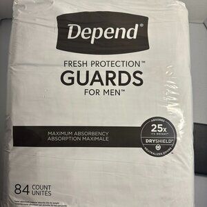 Depend Incontinence Guards/Incontinence Pads for Men/Bladder control Pads, 84Ct